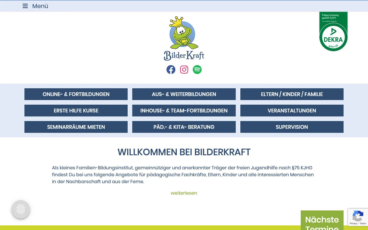 BilderKraft Training – Managed for Over 10 Years